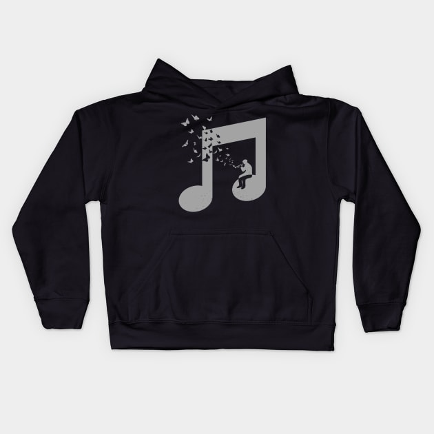 Bugle Music Kids Hoodie by barmalisiRTB